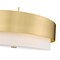 Z-Lite Counterpoint Chandelier, 6-Light, 31.5 In.W x 40.5 In.H, Modern Gold/White 495P32-MGLD - alternate 3